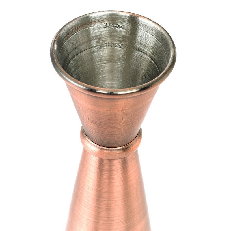 Barfly M37005ACP Japanese Style Jigger, 1 oz x 2 oz, Antique Copper - Image 3
